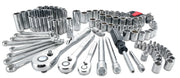 CRAFTSMAN CMMT12024 mechanic tool set with chrome wrenches, sockets, ratchets, and accessories, front angle on white.