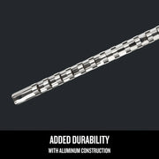 Craftsman aluminum graphics bar, silver finish, angled view, SKU CMMT99401.