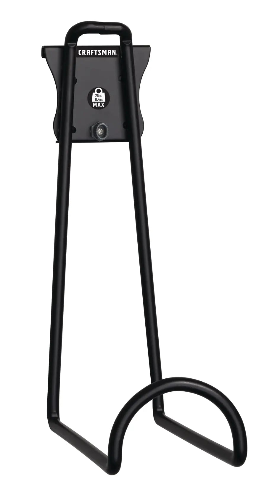 Photo of Craftsman CMST82614VT black steel garage hook, front view, for tool storage.
